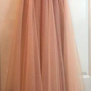 Blush Pink Tulle Skirt - Size Small